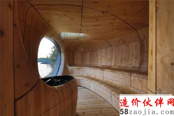 臨水而居!休倫湖邊夢幻“洞穴”桑拿房