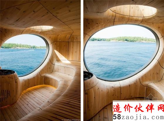 臨水而居!休倫湖邊夢幻“洞穴”桑拿房