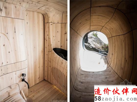 臨水而居!休倫湖邊夢幻“洞穴”桑拿房
