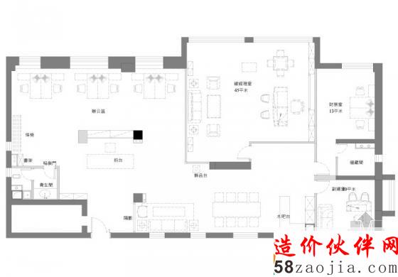 新疆“研墨黑白”新中式安富業(yè)消防辦公室