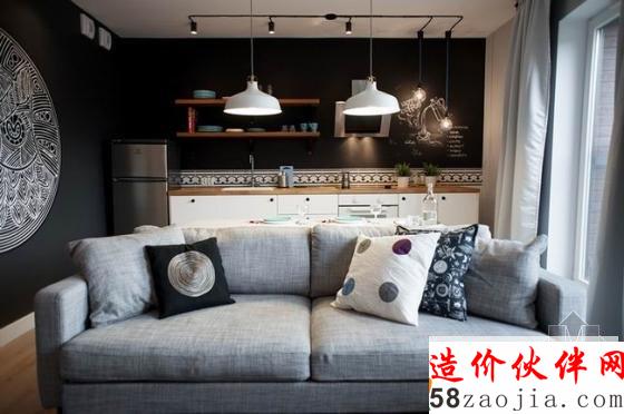小空間大設(shè)計(jì)!波蘭40平米輕工業(yè)風(fēng)公寓