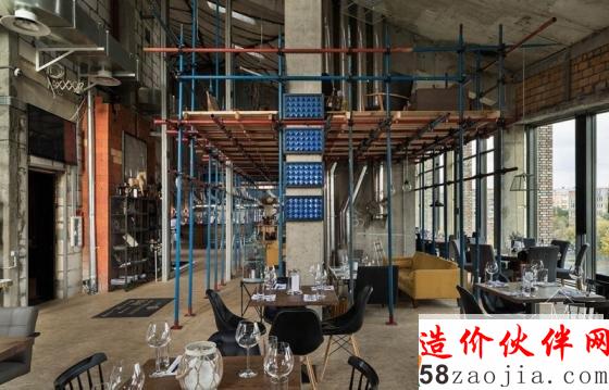 460平閣樓“打造”莫斯科Door 19酒吧餐廳