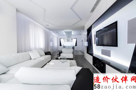 俄羅斯黑白色“冒險(xiǎn)計(jì)劃”未來(lái)派公寓