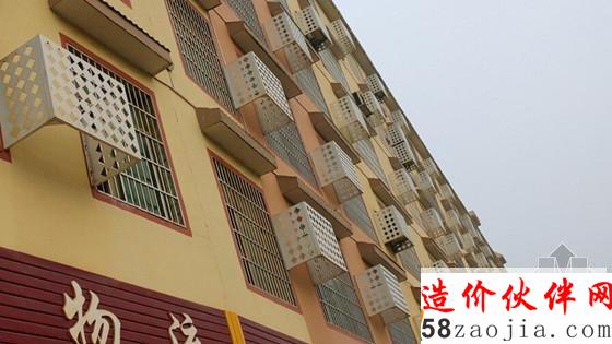 街面上的外墻效果圖