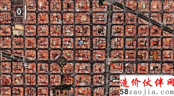 巴塞羅那(Barcelona)城市航拍圖