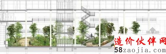 荷蘭Centraal Beheer Achmea保險公司的花園入口