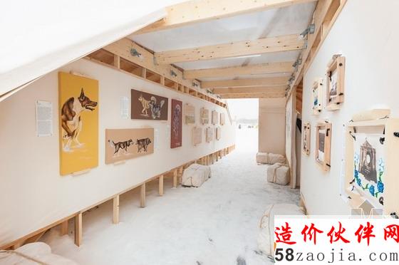 凱文高中的學(xué)生們?cè)O(shè)計(jì)的小屋