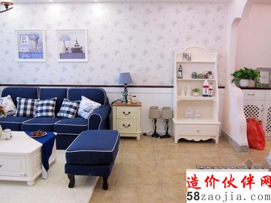 83平上!八{(lán)色大!眽(mèng)想之家兩居室設(shè)計(jì)