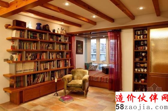 110平溫馨美式鄉(xiāng)村風(fēng)情兩居室設(shè)計