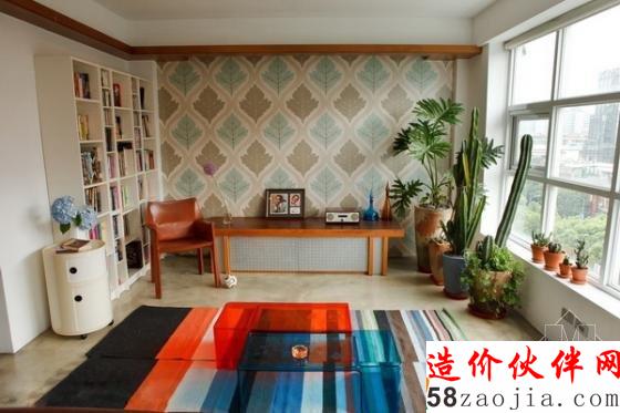110平溫馨美式鄉(xiāng)村風(fēng)情兩居室設(shè)計