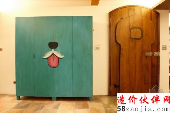 110平溫馨美式鄉(xiāng)村風(fēng)情兩居室設(shè)計