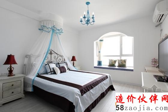100平地中海風(fēng)格“藍(lán)色格調(diào)”樣板間設(shè)計(jì)