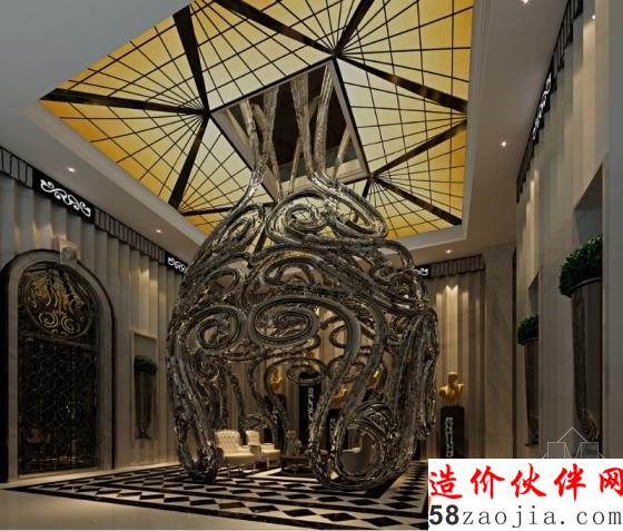 重慶貴族領(lǐng)地“黑灰白”環(huán)球5號(hào)會(huì)所設(shè)計(jì)