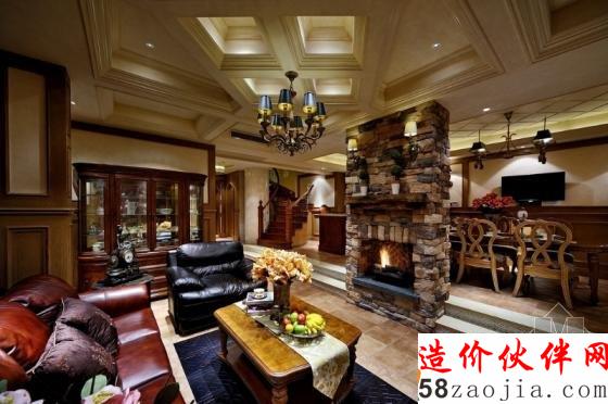深沉色彩!濃濃美式風(fēng)情“空中城堡”家居