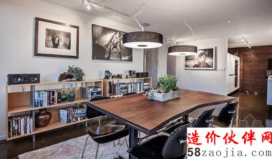 成熟男性風格之美國都會現(xiàn)代風Loft公寓