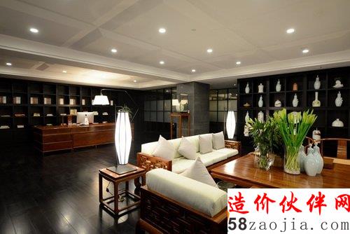 江蘇昆山“簡潔硬朗”龍海建工辦公室