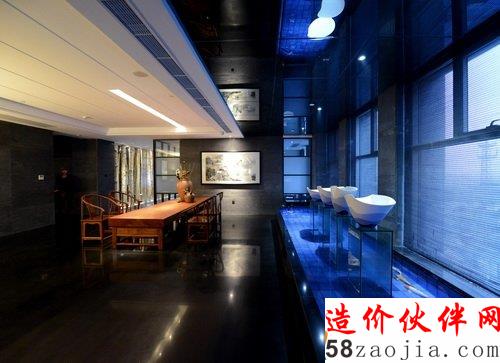 江蘇昆山“簡潔硬朗”龍海建工辦公室