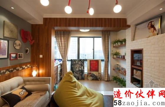 童心未泯!七彩魔術(shù)混搭三居室婚房設(shè)計(jì)