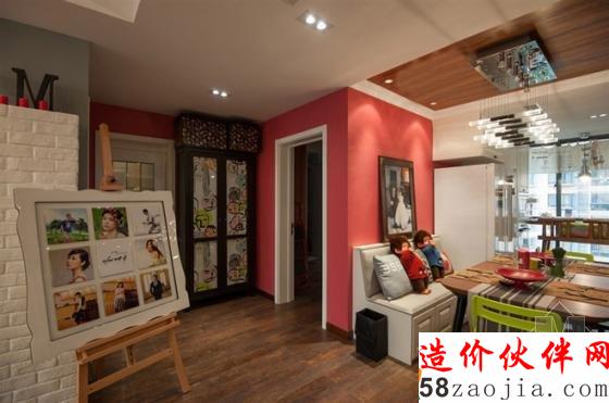 童心未泯!七彩魔術(shù)混搭三居室婚房設(shè)計(jì)