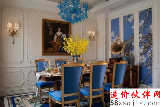 山東優(yōu)雅矜貴細致浪漫的法式情懷別墅樣板間設計