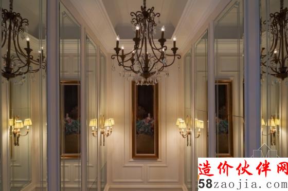 山東優(yōu)雅矜貴細致浪漫的法式情懷別墅樣板間設計