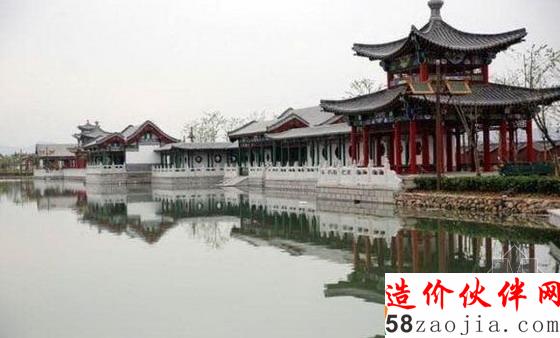 浙江橫店按1:1比例打造圓明園