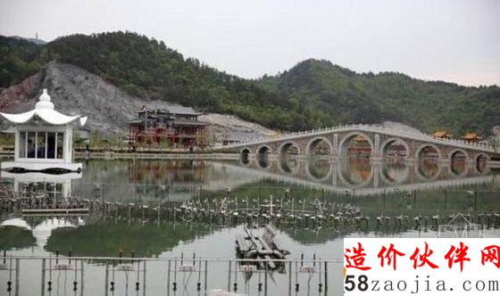 浙江橫店按1:1比例打造圓明園