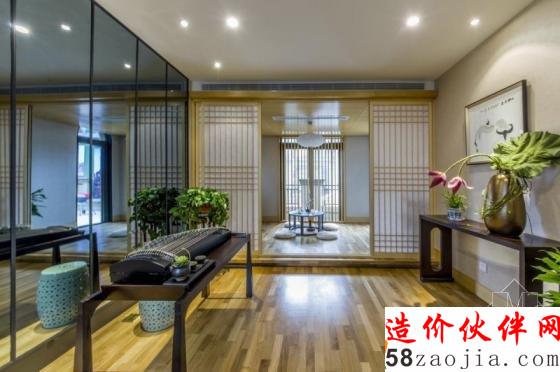 新中式風(fēng)格 西安綠地國際生態(tài)城連體別墅樣板間設(shè)計(jì)
