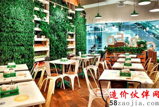 俄羅斯Obed Buffet“健康”“綠色”LOFT風格快餐廳