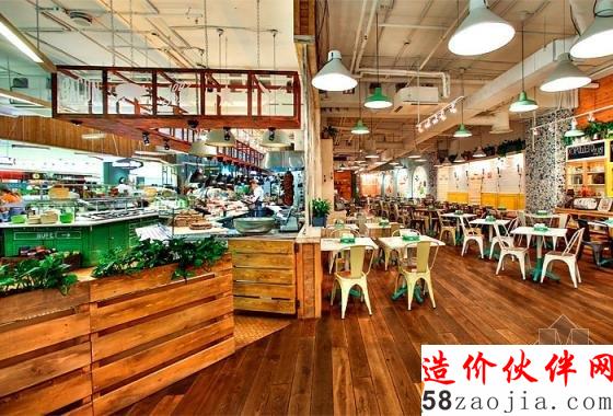 俄羅斯Obed Buffet“健康”“綠色”LOFT風格快餐廳