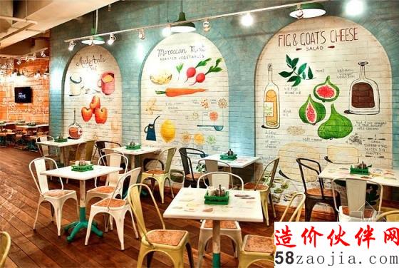 俄羅斯Obed Buffet“健康”“綠色”LOFT風格快餐廳