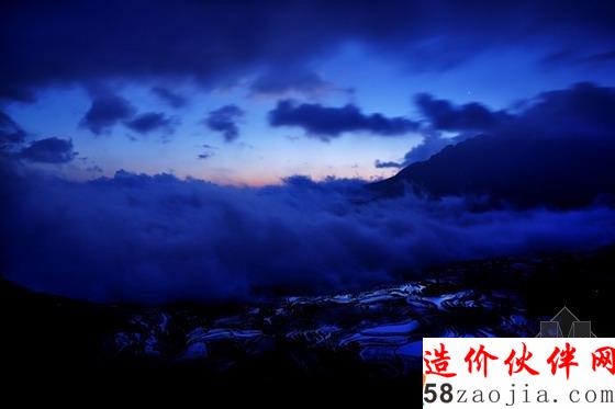 梯田和霧海