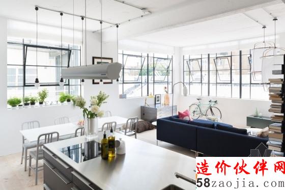 舊工廠(chǎng)改造 英國(guó)“透光感”LOFT公寓設(shè)計(jì)