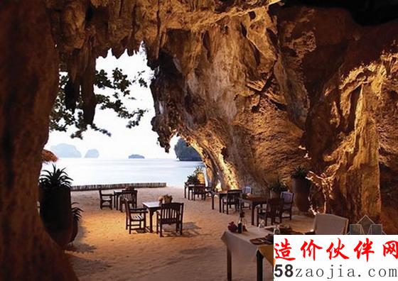 安達曼海岸水域巖洞里餐廳