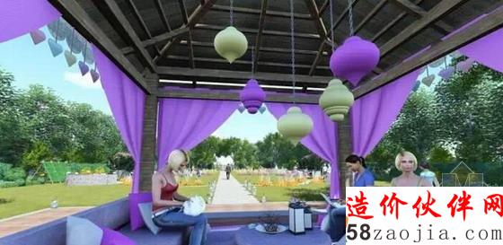 戶外社交派對(duì)花園