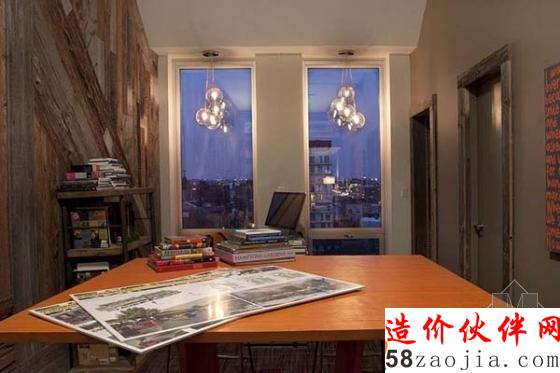 費城“純粹現(xiàn)代工業(yè)風”復式公寓