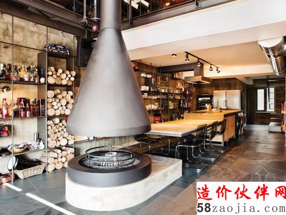 土耳其“狂野復古”LOFT單身公寓設(shè)計