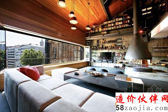 土耳其“狂野復古”LOFT單身公寓設(shè)計