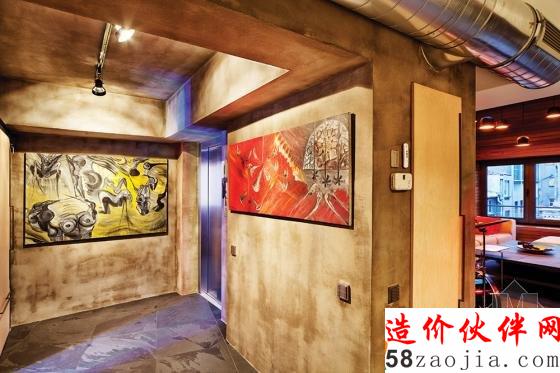 土耳其“狂野復古”LOFT單身公寓設(shè)計