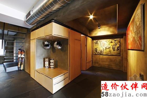 土耳其“狂野復古”LOFT單身公寓設(shè)計