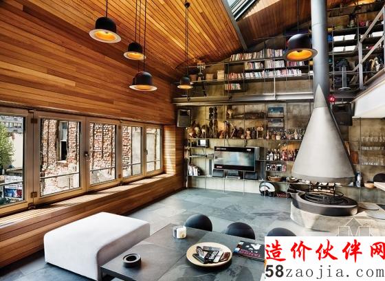 土耳其“狂野復古”LOFT單身公寓設(shè)計