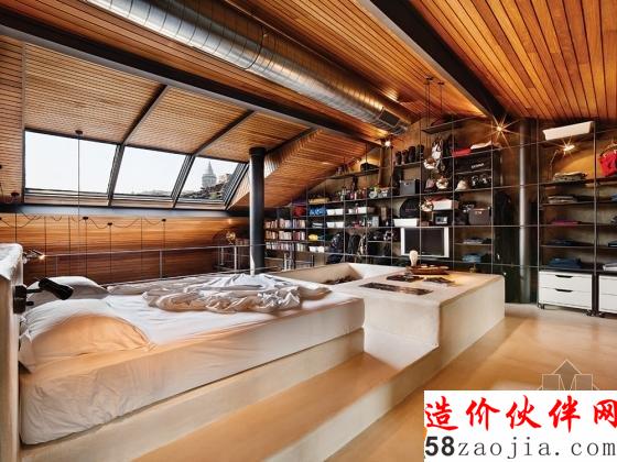 土耳其“狂野復古”LOFT單身公寓設(shè)計
