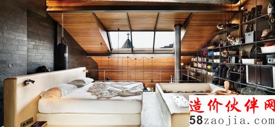 土耳其“狂野復古”LOFT單身公寓設(shè)計