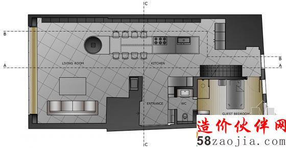 土耳其“狂野復古”LOFT單身公寓設(shè)計