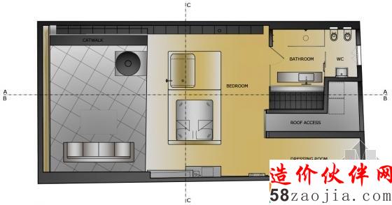 土耳其“狂野復古”LOFT單身公寓設(shè)計