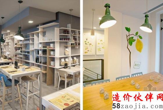 米蘭垂直森林下的清新餐廳