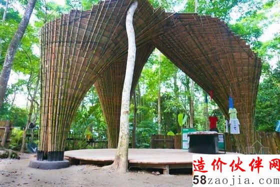 老撾竹制商鋪