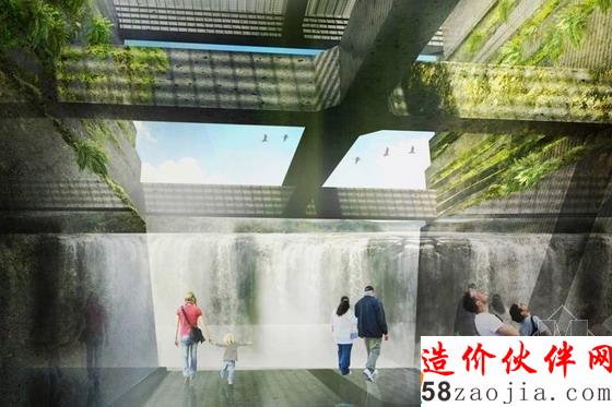 美國俄勒岡州威拉米特瀑布河道景觀