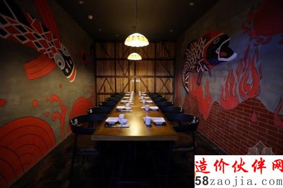 魚和串的故事 濟(jì)南烤魚餐廳設(shè)計