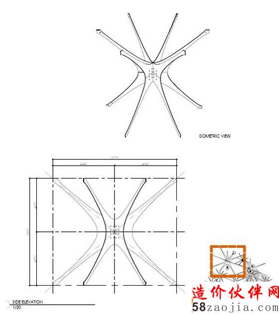 墜落的北極星設(shè)計(jì)圖紙